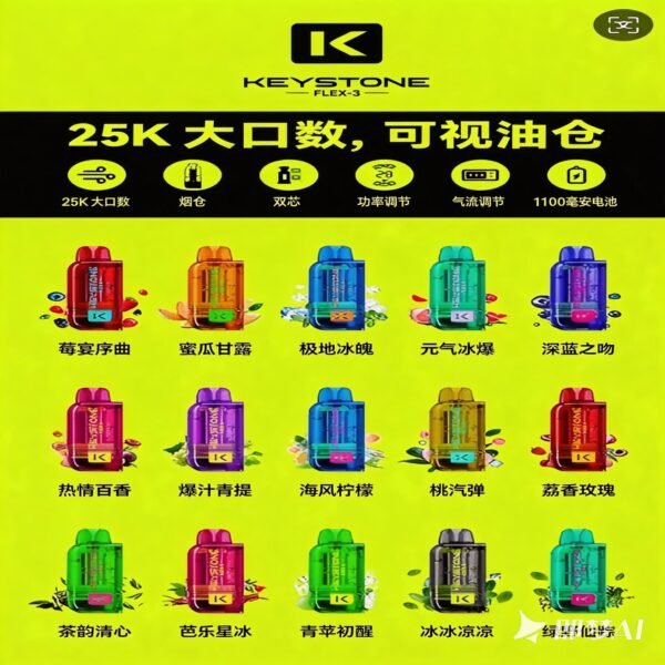 【新】钥石KEYSTONE-不通配其他主機煙彈
